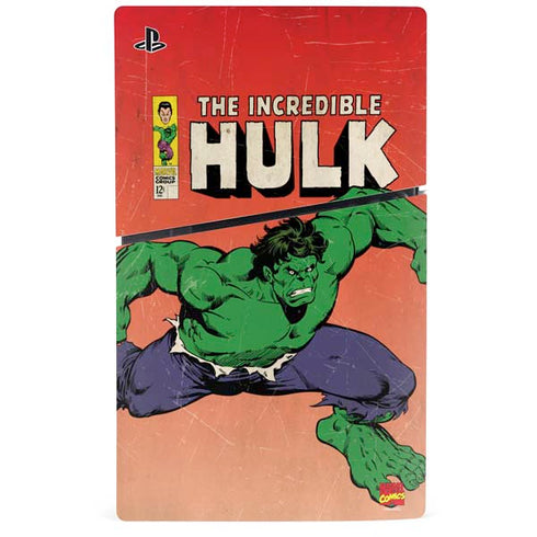 Marvel Classic Comics The Incredible Hulk PS5 Slim Digital Edition Console Skin